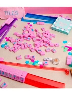 American Mahjong Set - Factory Sealed Pink Tiles New